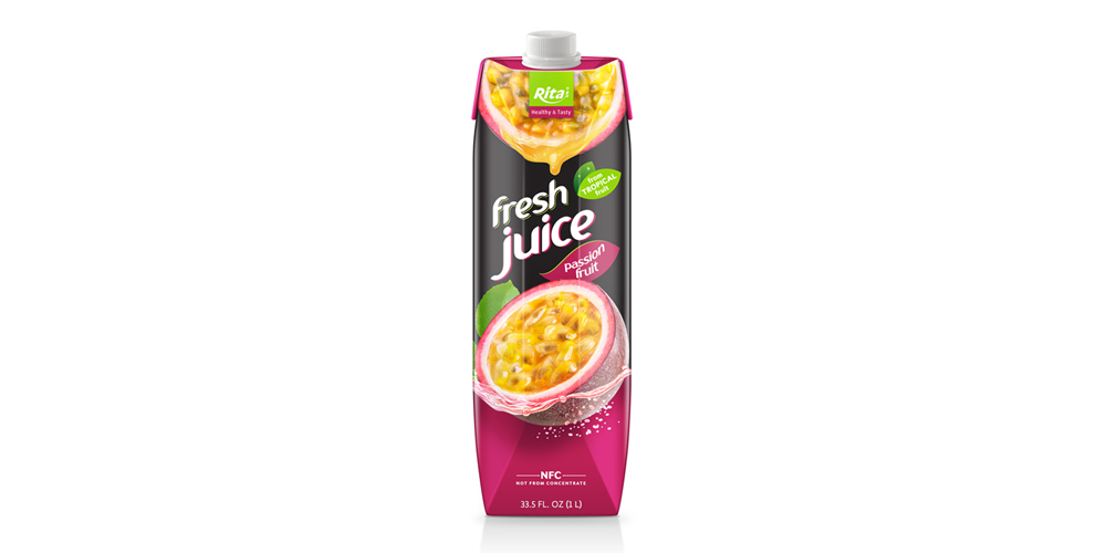 Box 1L fresh fruit passion from tropical fruit